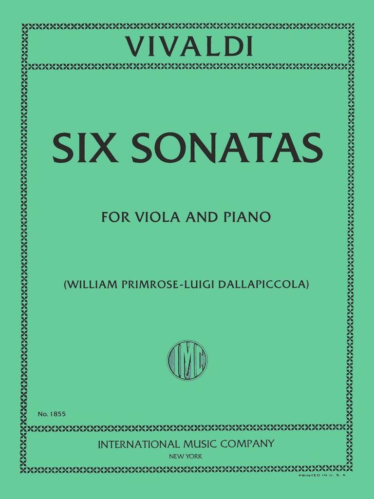 6 Sonate F Xiv N. 1-6 (Primrose/Dallapiccola)